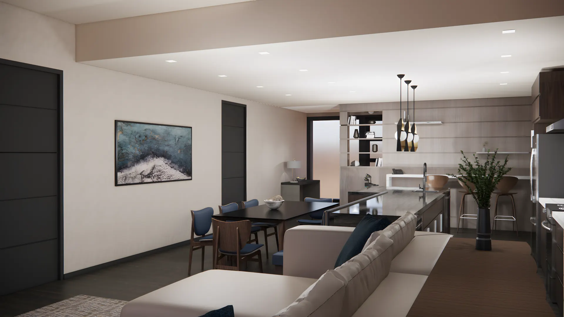 Condo building at Black Desert